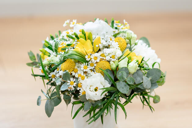préparatifs mariage bouquet de la mariée