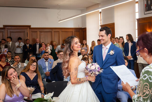 Échange des alliances — cérémonie de mariage