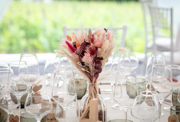 Plan de table mariage — détails personnalisés